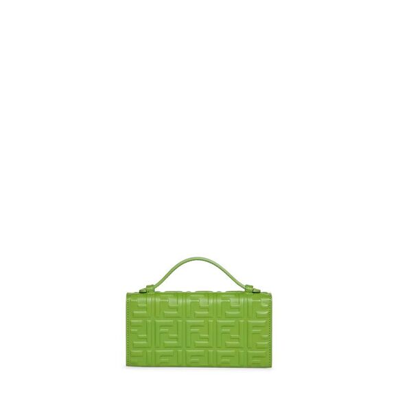 Fendi Women Forest Green Baguette Continental With Chain Wallet - Picture 3 of 3